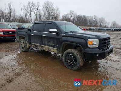 Czwarte zdjęcie samochodu z boku: 2015 GMC SIERRA K1500 SLT VIN:3GTU2VEC9FG132366 - miniatura