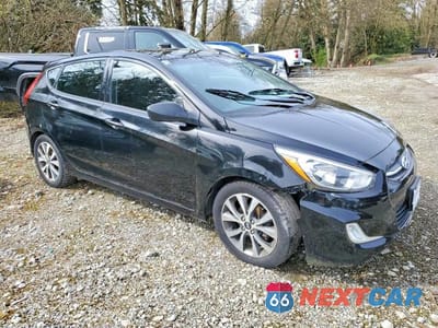 Czwarte zdjęcie samochodu z boku: 2017 HYUNDAI ACCENT SE VIN:KMHCT5AE7HU308178 - miniatura