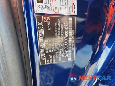 Zdjęcie 12 z 12 samochodu: 2016 MCLAREN 570S VIN:SBM13DAA6GW001095 - miniatura