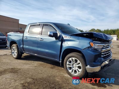 Czwarte zdjęcie samochodu z boku: 2024 CHEVROLET SILVERADO K1500 LTZ VIN:2GCUDGEDXR1194192 - miniatura