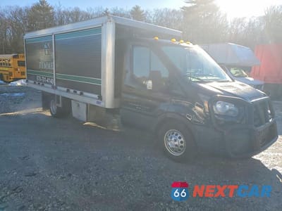 Czwarte zdjęcie samochodu z boku: 2022 FORD TRANSIT BOX TRUCK VIN:1FDRU8ZG8NKA02404 - miniatura