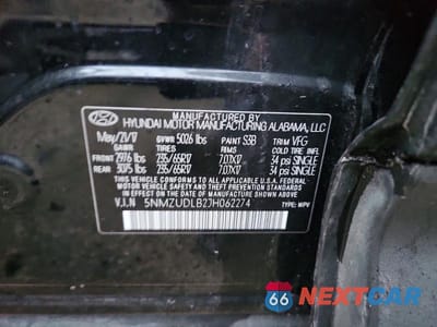 Zdjęcie 12 z 12 samochodu: 2018 HYUNDAI SANTA FE SPORT 2.4L VIN:5NMZUDLB2JH062274 - miniatura