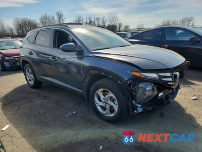 Czwarte zdjęcie samochodu z boku: 2023 HYUNDAI TUCSON SEL VIN:5NMJBCAE0PH172839 - miniatura