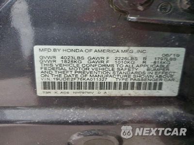 Zdjęcie 12 z 12 samochodu: 2019 ACURA ILX PREMIUM VIN:19UDE2F76KA011327 - miniatura