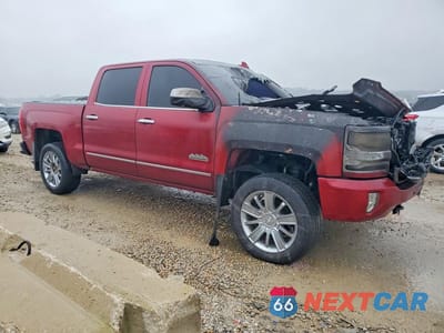 Czwarte zdjęcie samochodu z boku: 2018 CHEVROLET SILVERADO K1500 HIGH COUNTRY VIN:3GCUKTEC6JG211653 - miniatura