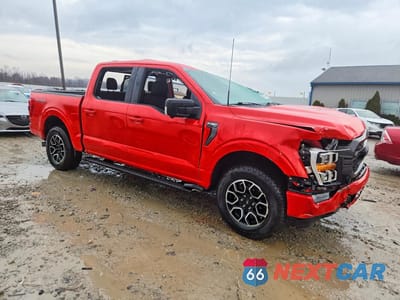 Czwarte zdjęcie samochodu z boku: 2022 FORD F150 SUPERCREW VIN:1FTEW1EP2NKD55585 - miniatura