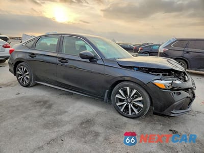 Czwarte zdjęcie samochodu z boku: 2023 HONDA CIVIC EX VIN:2HGFE1F75PH300615 - miniatura