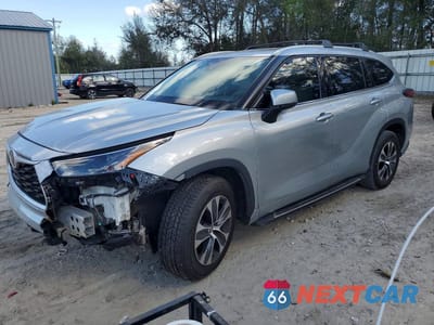 2022 TOYOTA HIGHLANDER XLE 5TDGZRAH5NS128560 - główne zdjęcie licytacji z USA - miniatura
