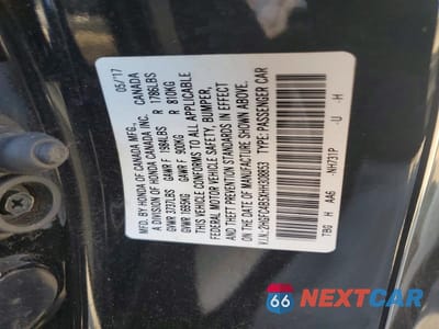 Zdjęcie 12 z 12 samochodu: 2017 HONDA CIVIC LX VIN:2HGFC4B5XHH308853 - miniatura