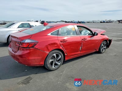 Trzecie zdjęcie samochodu z tyłu: 2022 HONDA INSIGHT EX VIN:19XZE4F52NE003368 - miniatura