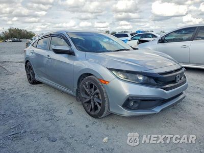 Czwarte zdjęcie samochodu z boku: 2020 HONDA CIVIC SPORT VIN:19XFC2F81LE015693 - miniatura