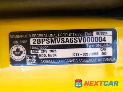 Zdjęcie 10 z 10 samochodu: 2025 SKIDOO MX Z X-RS E-TEC 850R VIN:2BPSMVSA6SV000004 - miniatura
