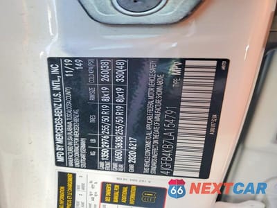Zdjęcie 12 z 12 samochodu: 2020 MERCEDES-BENZ GLE 350 4MATIC VIN:4JGFB4KB7LA154791 - miniatura