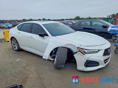 Czwarte zdjęcie samochodu z boku: 2023 ACURA TLX TECHNOLOGY VIN:19UUB5F47PA000151 - miniatura