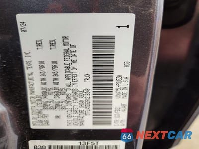 Zdjęcie 13 z 13 samochodu: 2024 TOYOTA TUNDRA SR5 VIN:5TFLA5DB2RX218349 - miniatura