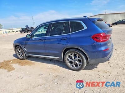 Drugie zdjęcie samochodu z przodu: 2020 BMW X3 SDRIVE30I VIN:5UXTY3C0XL9C47367 - miniatura