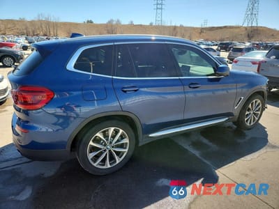 Trzecie zdjęcie samochodu z tyłu: 2019 BMW X3 XDRIVE30I VIN:5UXTR9C53KLP95575 - miniatura