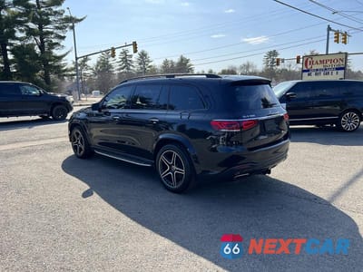 Trzecie zdjęcie samochodu z tyłu: 2020 MERCEDES-BENZ GLS 580 4MATIC VIN:4JGFF8GE0LA197657 - miniatura