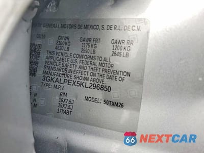 Zdjęcie 13 z 13 samochodu: 2019 GMC TERRAIN SLT VIN:3GKALPEX5KL296850 - miniatura