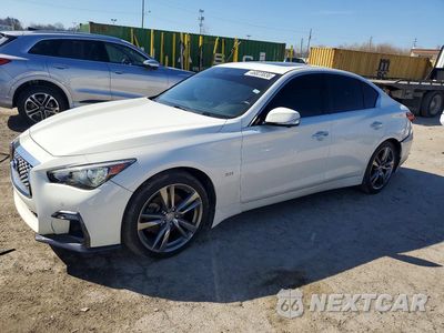 2019 INFINITI Q50 3.0T SIGNATURE EDITION JN1EV7AR7KM591696 - główne zdjęcie licytacji z USA - miniatura