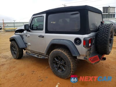Drugie zdjęcie samochodu z przodu: 2020 JEEP WRANGLER SPORT VIN:1C4GJXAN8LW236668 - miniatura