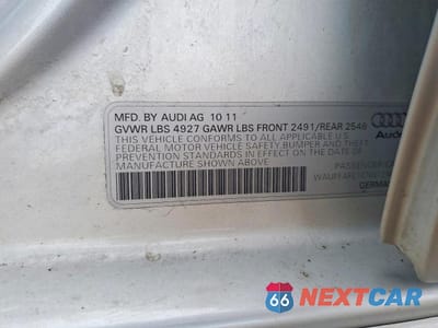 Zdjęcie 12 z 12 samochodu: 2012 AUDI A4 PREMIUM PLUS VIN:WAUFFAFL1CN012405 - miniatura