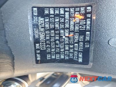 Zdjęcie 9 z 9 samochodu: 2022 KAWASAKI ZX636 K VIN:JKBZXJH15NA012223 - miniatura