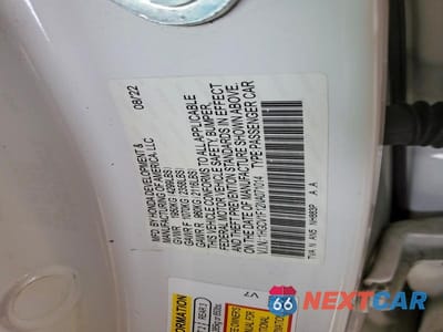 Zdjęcie 12 z 12 samochodu: 2022 HONDA ACCORD LX VIN:1HGCV1F12NA071014 - miniatura