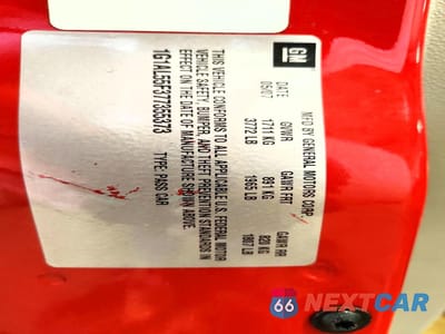 Zdjęcie 13 z 13 samochodu: 2007 CHEVROLET COBALT LT VIN:1G1AL55F377355373 - miniatura