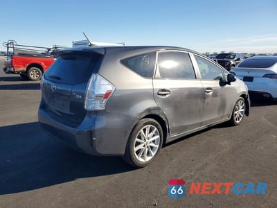 Trzecie zdjęcie samochodu z tyłu: 2013 TOYOTA PRIUS V FIVE VIN:JTDZN3EU0D3203075 - miniatura