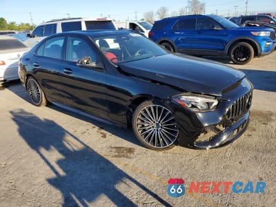 Czwarte zdjęcie samochodu z boku: 2023 MERCEDES-BENZ C 300 VIN:W1KAF4GB9PR120649 - miniatura