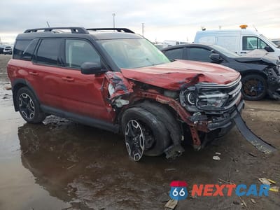 Czwarte zdjęcie samochodu z boku: 2022 FORD BRONCO SPORT OUTER BANKS VIN:3FMCR9C6XNRD08318 - miniatura