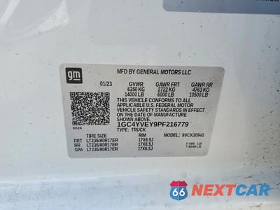 Zdjęcie 12 z 12 samochodu: 2023 CHEVROLET SILVERADO K3500 HIGH COUNTRY VIN:1GC4YVEY9PF216779 - miniatura