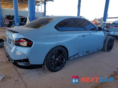 Trzecie zdjęcie samochodu z tyłu: 2024 BMW M240I VIN:3MW43CM06R8E73857 - miniatura