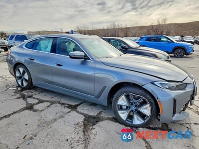 Czwarte zdjęcie samochodu z boku: 2024 BMW I4 XDRIVE 40 VIN:WBY83FB02RFT27874 - miniatura