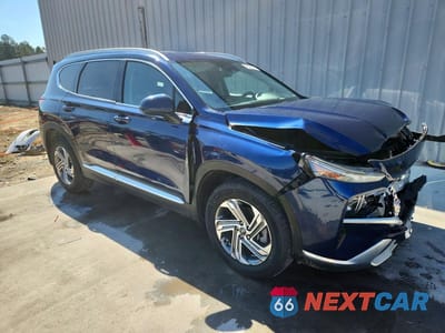 Czwarte zdjęcie samochodu z boku: 2021 HYUNDAI SANTA FE SEL VIN:5NMS24AJ9MH347303 - miniatura
