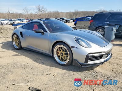 Czwarte zdjęcie samochodu z boku: 2021 PORSCHE 911 TURBO VIN:WP0AD2A94MS258176 - miniatura