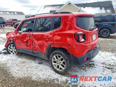 Drugie zdjęcie samochodu z przodu: 2017 JEEP RENEGADE LATITUDE VIN:ZACCJBBB9HPG32148 - miniatura