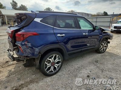 Trzecie zdjęcie samochodu z tyłu: 2021 KIA SELTOS SX TURBO VIN:KNDETCA20M7204230 - miniatura