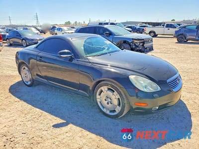 Czwarte zdjęcie samochodu z boku: 2003 LEXUS SC 430 BASE VIN:JTHFN48Y130044332 - miniatura