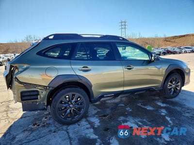 Trzecie zdjęcie samochodu z tyłu: 2023 SUBARU OUTBACK ONYX EDITION VIN:4S4BTALC6P3123477 - miniatura