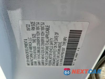 Zdjęcie 14 z 14 samochodu: 2023 HONDA ODYSSEY EXL VIN:5FNRL6H67PB015097 - miniatura