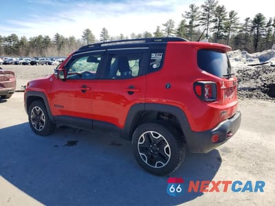 Drugie zdjęcie samochodu z przodu: 2017 JEEP RENEGADE TRAILHAWK VIN:ZACCJBCB6HPE87729 - miniatura