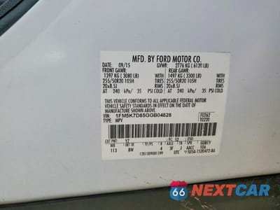 Zdjęcie 13 z 13 samochodu: 2016 FORD EXPLORER XLT VIN:1FM5K7D85GGB04828 - miniatura