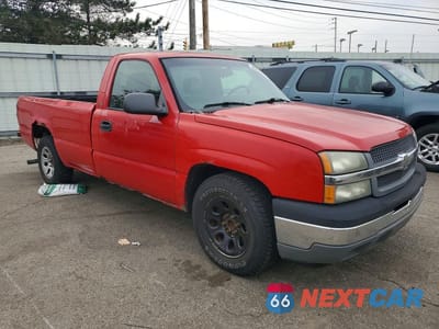 Czwarte zdjęcie samochodu z boku: 2005 CHEVROLET SILVERADO C1500 VIN:1GCEC14X75Z309395 - miniatura