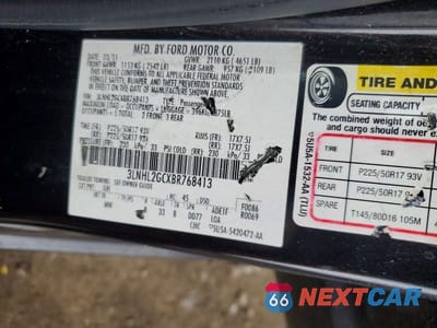 Zdjęcie 12 z 12 samochodu: 2011 LINCOLN MKZ VIN:3LNHL2GCXBR768413 - miniatura
