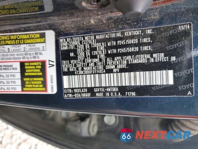 Zdjęcie 13 z 13 samochodu: 2015 TOYOTA VENZA LIMITED VIN:4T3BK3BB0FU114054 - miniatura