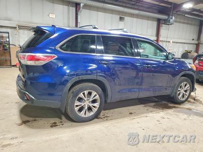 Trzecie zdjęcie samochodu z tyłu: 2015 TOYOTA HIGHLANDER XLE VIN:5TDJKRFH3FS142929 - miniatura