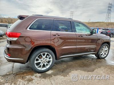 Trzecie zdjęcie samochodu z tyłu: 2015 JEEP GRAND CHEROKEE SUMMIT VIN:1C4RJEJG7FC920406 - miniatura