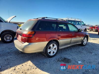 Trzecie zdjęcie samochodu z tyłu: 2002 SUBARU LEGACY OUTBACK LIMITED VIN:4S3BH686027658974 - miniatura